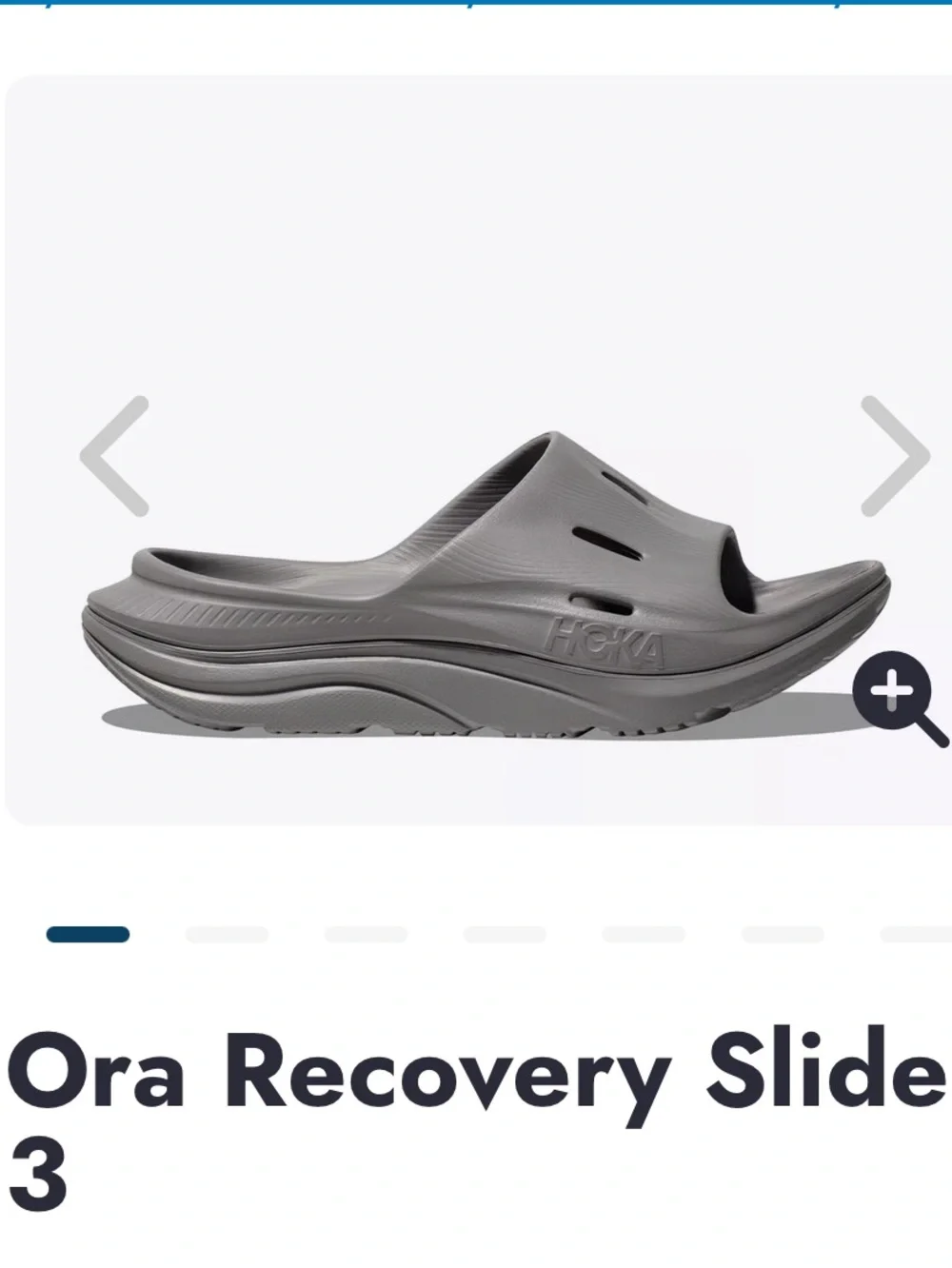 Hoka Ora one one recovery Slide Sandals - Light Gray NWOT